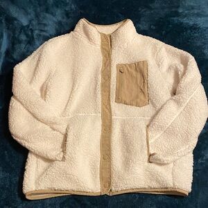 32 Degrees Sherpa Button Up Jacket